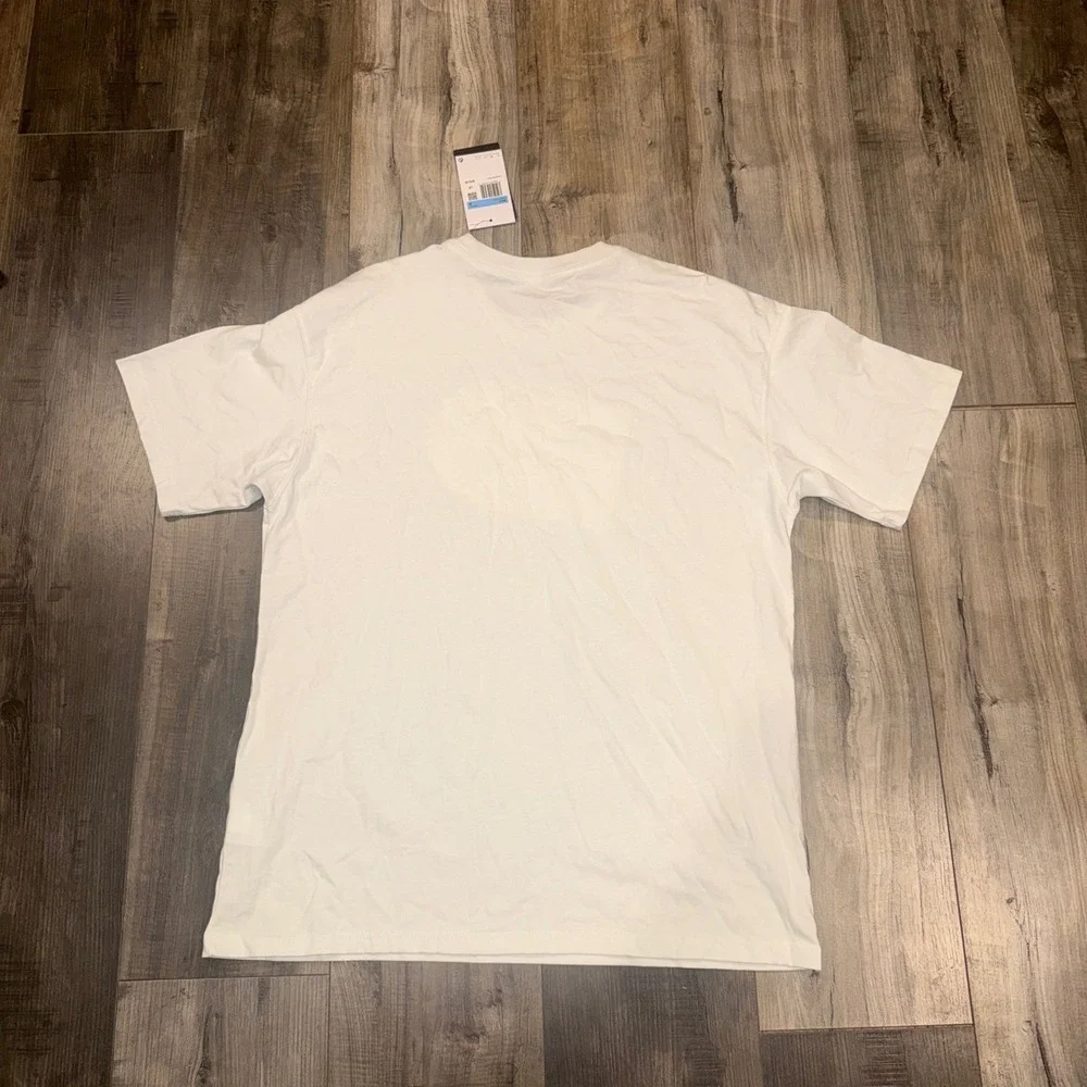 Nike Tee Harmonic‎ Game Graphic Shirt Mens Medium White Loose Fit NWT